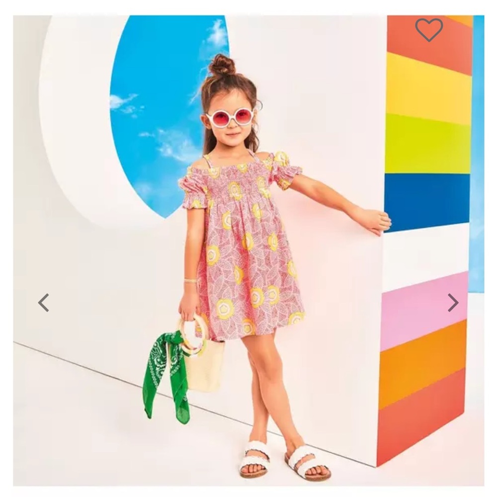 Janie and Jack Kaavia James Floral Block Print Dress